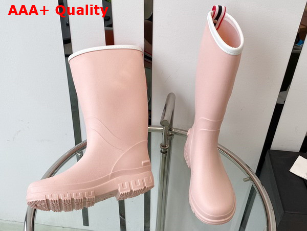 Chanel Rain Boot in Pink Rubber Replica