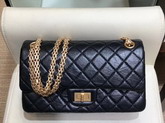 Chanel Reissue Flap Bag in Black with Gold Hardware