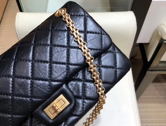 Chanel Reissue Flap Bag in Black with Gold Hardware