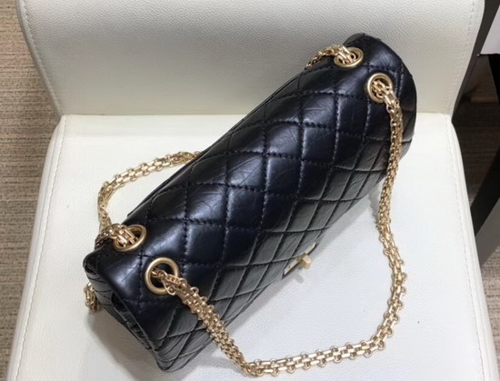 Chanel Reissue Flap Bag in Black with Gold Hardware