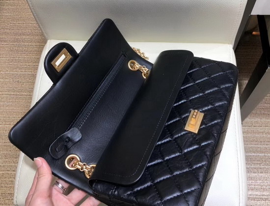 Chanel Reissue Flap Bag in Black with Gold Hardware