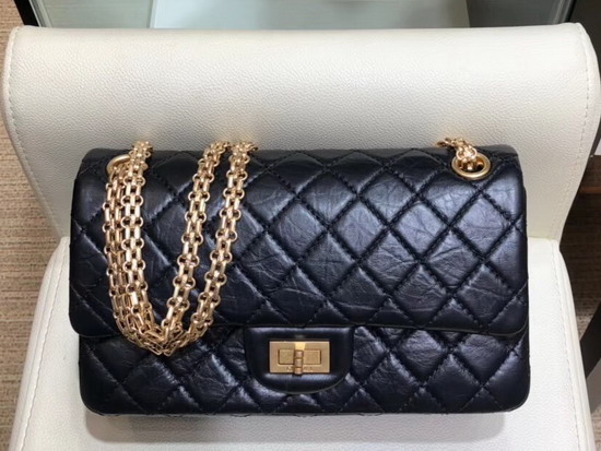 Chanel Reissue Flap Bag in Black with Gold Hardware