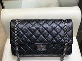 Chanel Reissue Flap Bag in Black with Silver Hardware