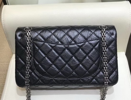 Chanel Reissue Flap Bag in Black with Silver Hardware