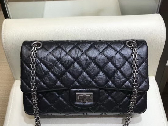 Chanel Reissue Flap Bag in Black with Silver Hardware