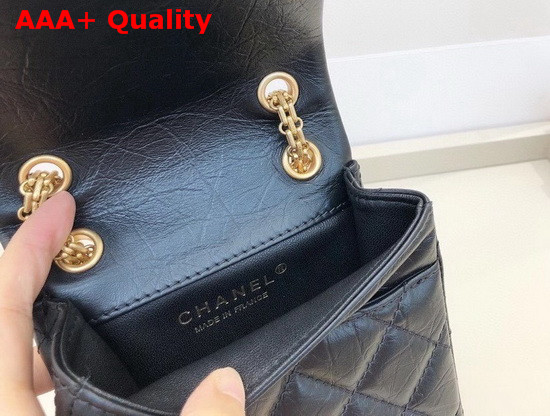 Chanel Reissue Phone Bag in Black Calfskin AS1329 Replica