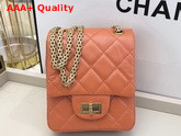 Chanel Reissue Phone Bag in Orange Calfskin AS1329 Replica