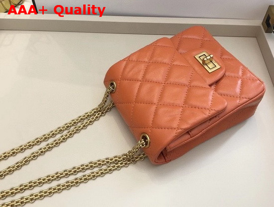 Chanel Reissue Phone Bag in Orange Calfskin AS1329 Replica