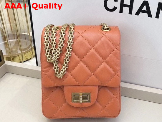 Chanel Reissue Phone Bag in Orange Calfskin AS1329 Replica