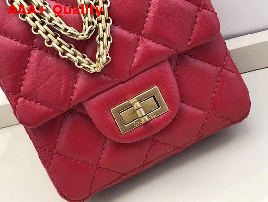 Chanel Reissue Phone Bag in Red Calfskin AS1329 Replica