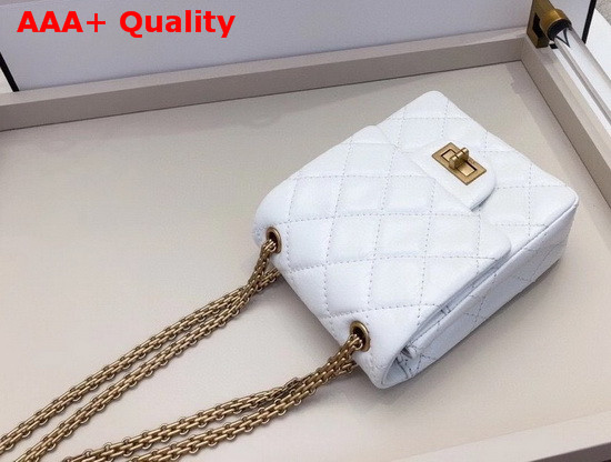 Chanel Reissue Phone Bag in White Calfskin AS1329 Replica