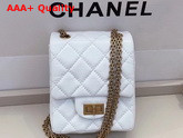 Chanel Reissue Phone Bag in White Calfskin AS1329 Replica