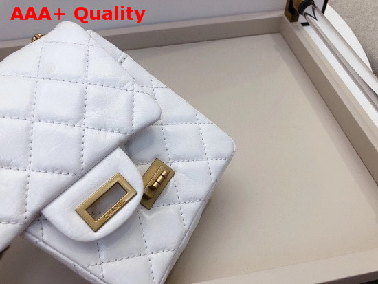 Chanel Reissue Phone Bag in White Calfskin AS1329 Replica