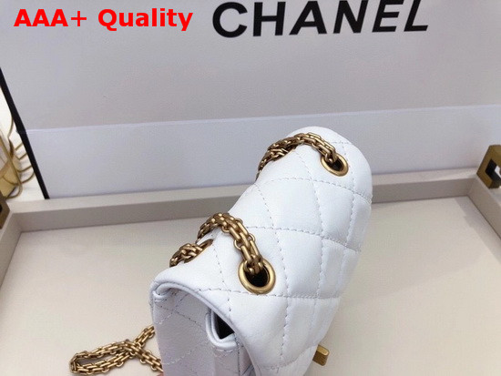 Chanel Reissue Phone Bag in White Calfskin AS1329 Replica