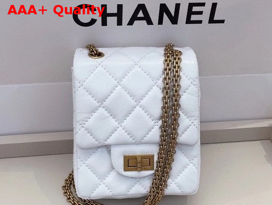 Chanel Reissue Phone Bag in White Calfskin AS1329 Replica