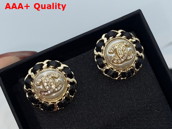 Chanel Round Earring in Gold Replica