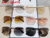 Chanel Round Sunglasses Black Metal Frame Black Lens Replica