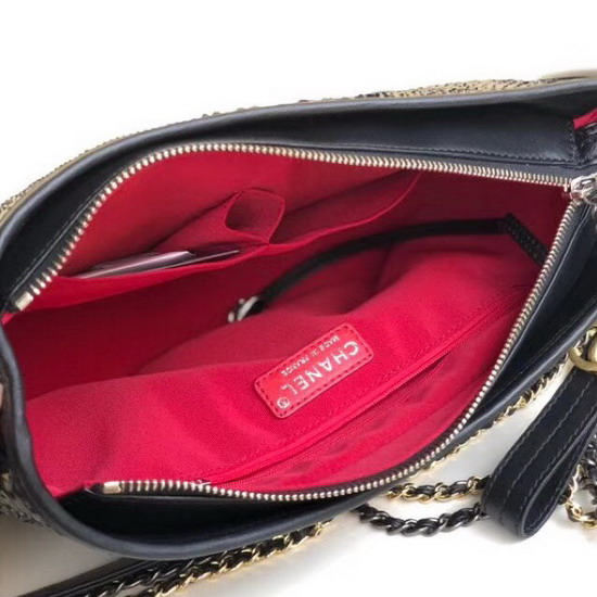 Chanel S Gabrielle Hobo Handbag Python