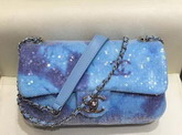 Chanel Sequin Flap Bag in Baby Blue