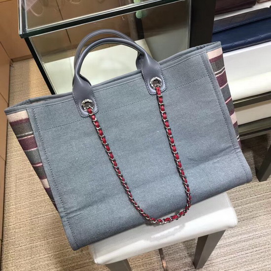 Chanel Shopping Bag Denim Canvas