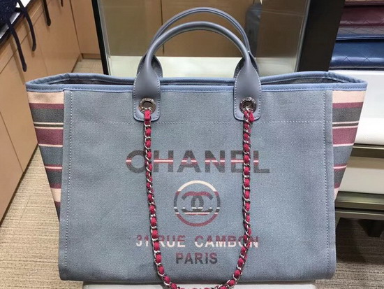 Chanel Shopping Bag Denim Canvas