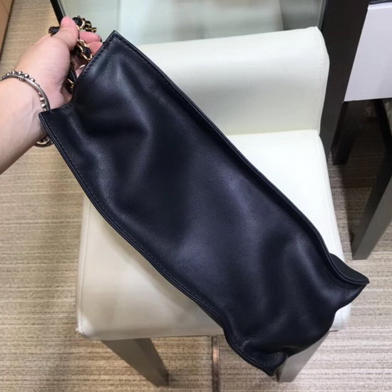 Chanel Shopping Bag in Black Soft Calfskin