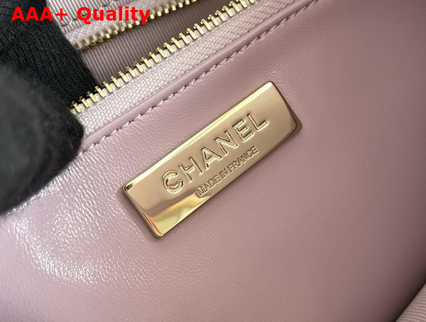 Chanel Shopping Bag in Light Purple Shiny Lambskin Gold Tone Metal AS4853 Replica