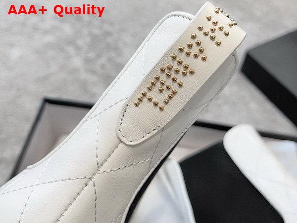 Chanel Short Boots Calfskin and Patent Calfskin White and Black Replica