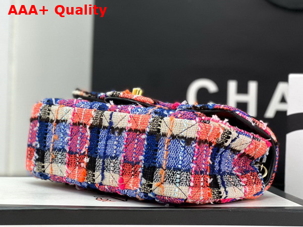 Chanel Small Classic Flap Bag in Multicolor Tweed Replica