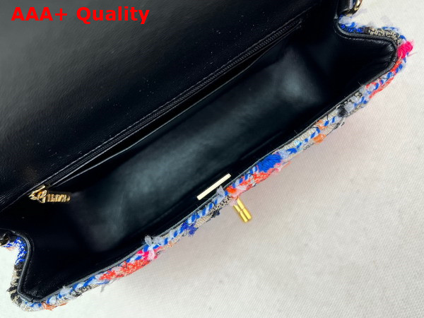 Chanel Small Classic Flap Bag in Multicolor Tweed Replica