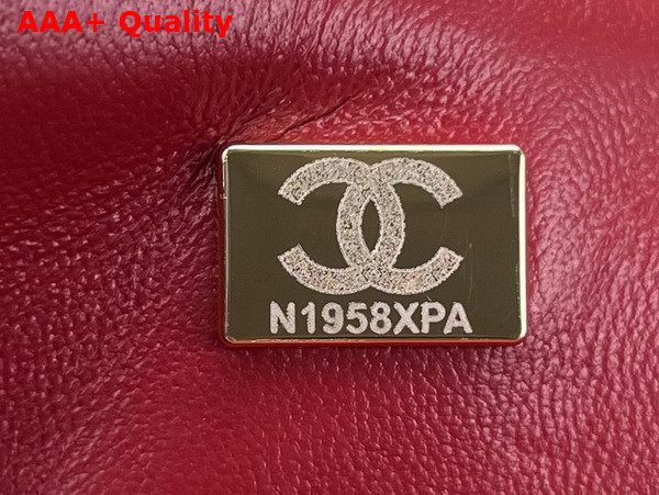 Chanel Small Classic Flap Bag in Red Tweed Replica