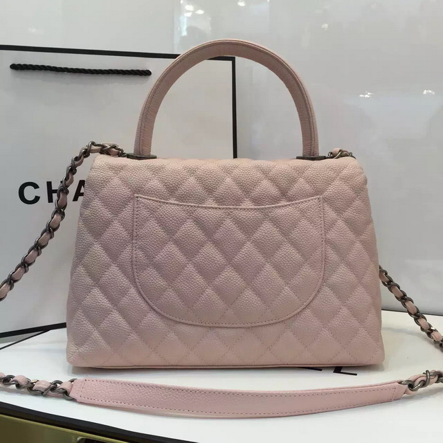 Chanel Small Coco Handle Bag Pink Caviar for Sale