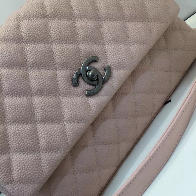 Chanel Small Coco Handle Bag Pink Caviar for Sale