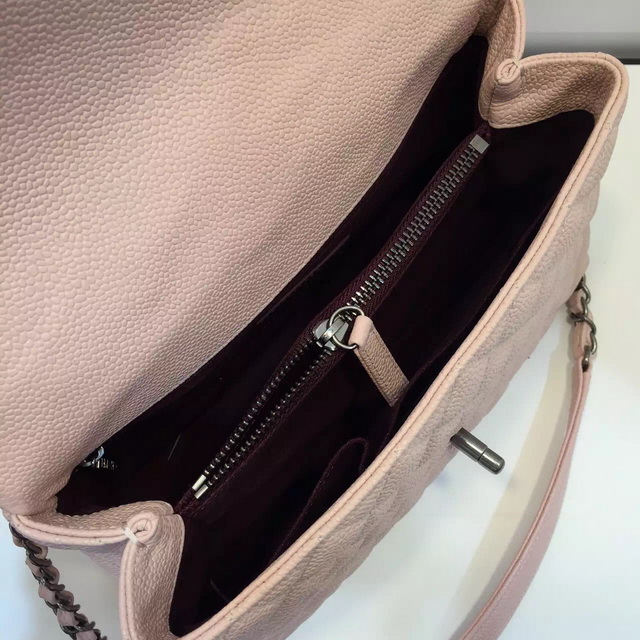 Chanel Small Coco Handle Bag Pink Caviar for Sale