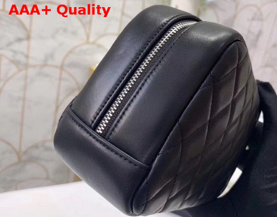 Chanel Small Cosmetic Purse in Black Lambskin Replica