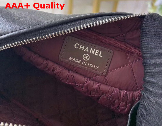 Chanel Small Cosmetic Purse in Black Lambskin Replica