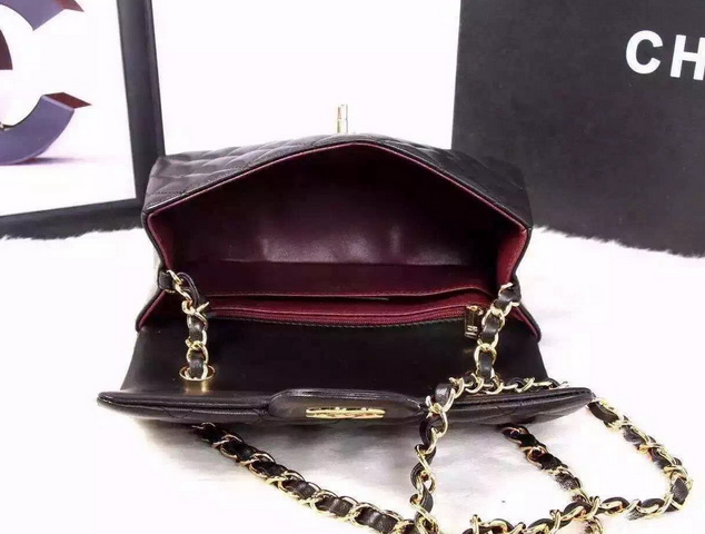 Chanel Small Flap Bag Black Lambskin for Sale