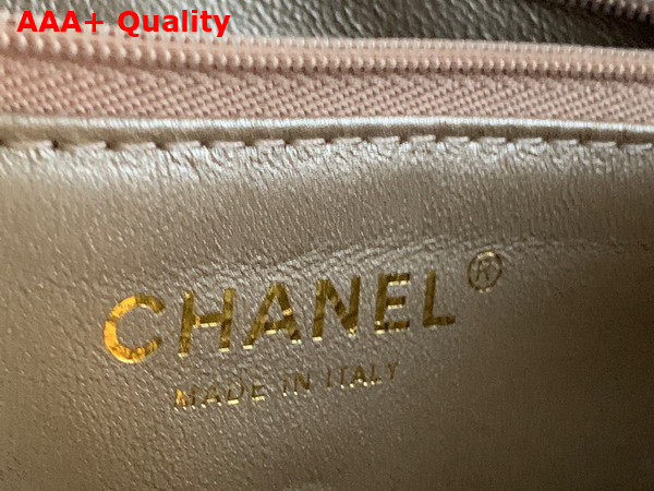 Chanel Small Flap Bag Gold Metallic Lambskin Strass Gold Tone Metal Ref AS3240 Replica