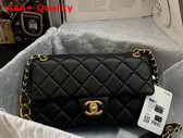 Chanel Small Flap Bag Lambskin Black Ref AS3110 Replica