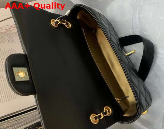 Chanel Small Flap Bag Lambskin Black Ref AS3110 Replica