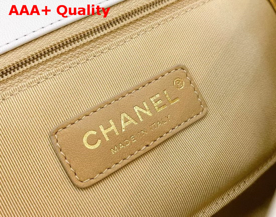 Chanel Small Flap Bag Lambskin Gold Tone Metal Beige AS1466 Replica