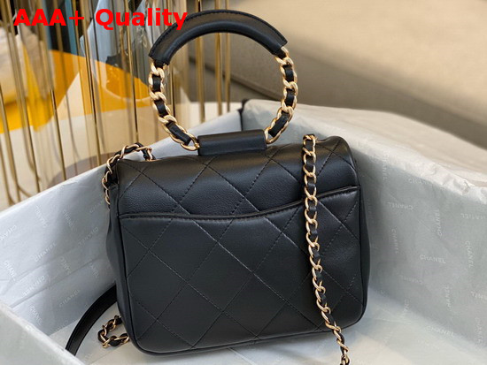 Chanel Small Flap Bag Lambskin and Gold Metal Black AS1357 Replica