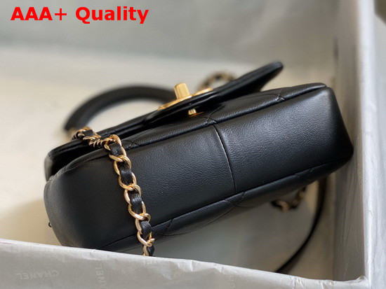 Chanel Small Flap Bag Lambskin and Gold Metal Black AS1357 Replica