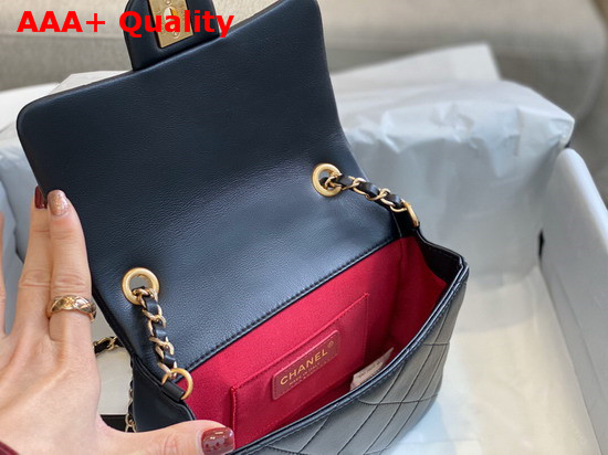 Chanel Small Flap Bag Lambskin and Gold Metal Black AS1357 Replica