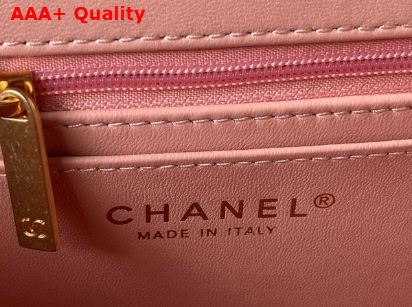 Chanel Small Flap Bag Pink Lambskin and Enamel AS3432 Replica