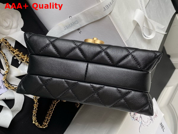 Chanel Small Flap Bag in Black Calfskin AS3994 Replica