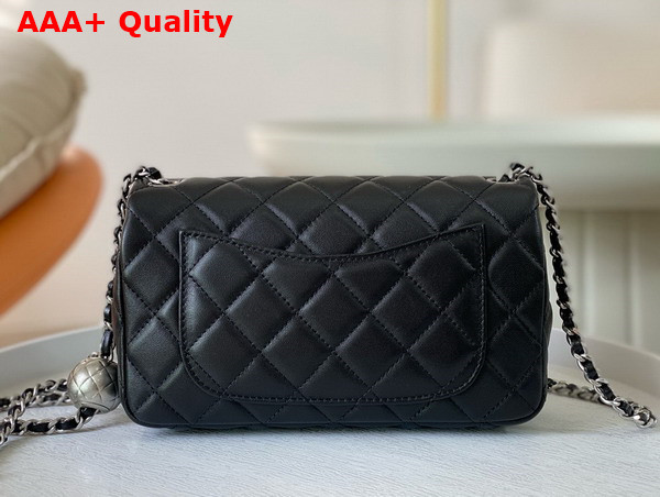 Chanel Small Flap Bag in Black Lambskin AS1787 Replica