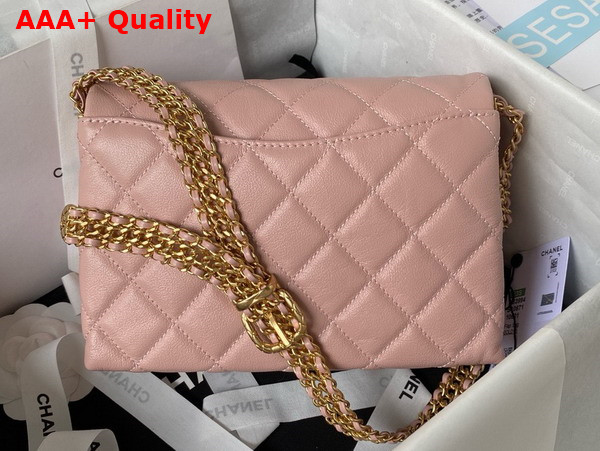 Chanel Small Flap Bag in Pink Calfskin AS3994 Replica