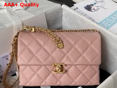 Chanel Small Flap Bag in Pink Calfskin AS3994 Replica