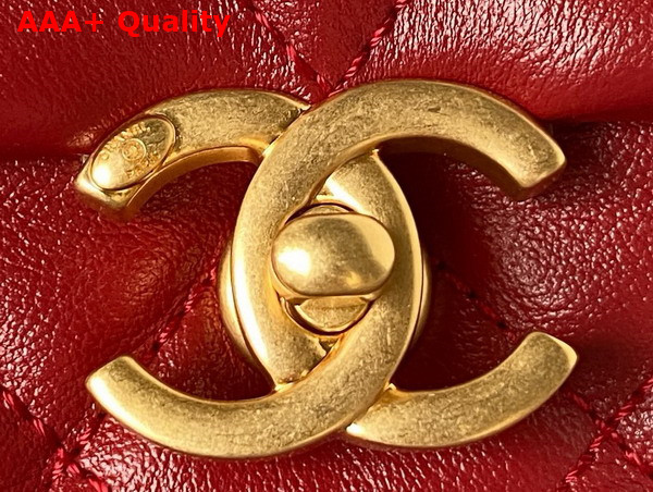 Chanel Small Flap Bag in Red Calfskin AS3994 Replica